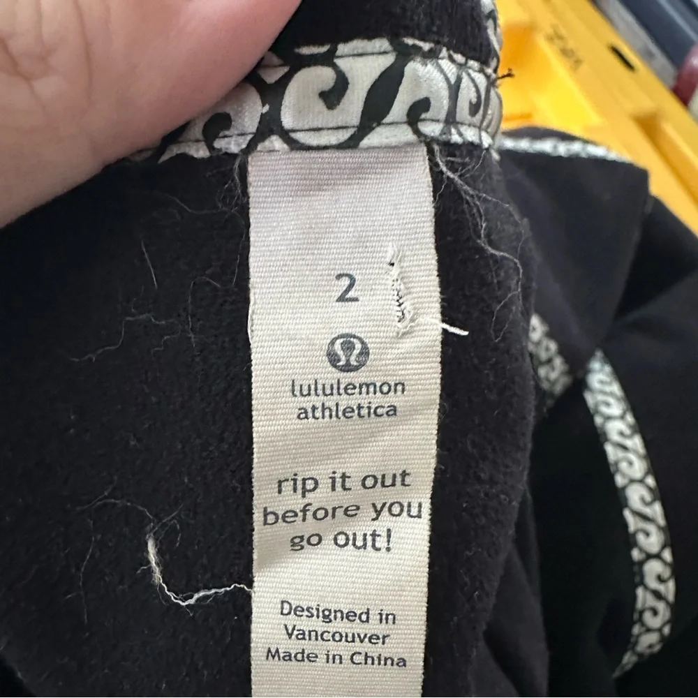Lululemon Athletica Black Hooded trench Jacket‎